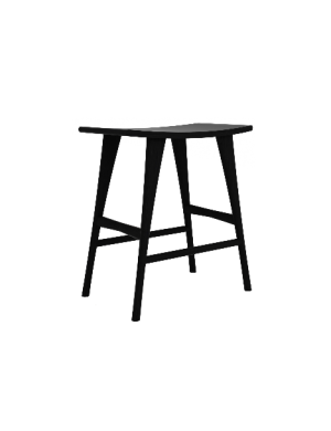 TABOURET OSSO CHENE NOIR...