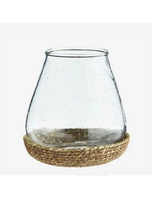 GLASS CLEAR VOTIVE JUTE...