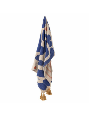 EVIAYA PLAID BLUE COTON...